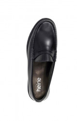 Kožené topánky Heine, čierna #2