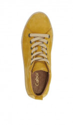 Kožené vysoké sneaker tenisky Gabor, žlté #2