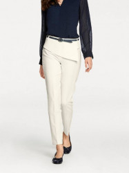 Krémovo-biele elegantné nohavice #2