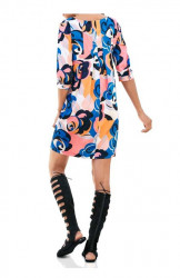 Kvetované šaty do áčka Travel Couture #2