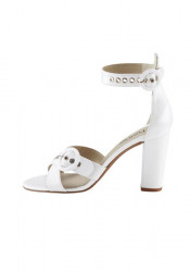 Lakované sandále Heine, biela #1
