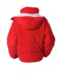 LEE oversized prešívaná bunda, červená #1