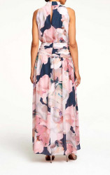 Maxi šaty s kvetinovou potlačou PATRIZIA DINI, farebné #3