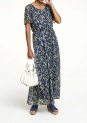 Maxi šaty s kvetovanou potlačou Linea Tesini, farebné #2