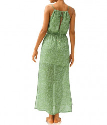 Maxi šaty s potlačou Heine, zeleno-biele #3