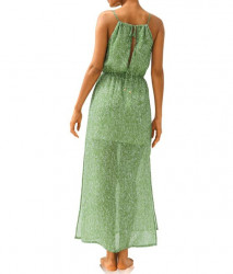 Maxi šaty s potlačou Heine, zeleno-biele #5