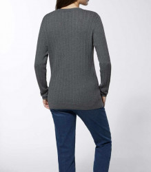 Merino-kašmírový sveter Création L Premium, sivá #3