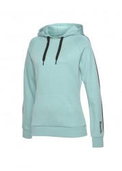 Mikina s kapucňou a ozdobnou šnúrkou na sťahovanie, petrolejová #3