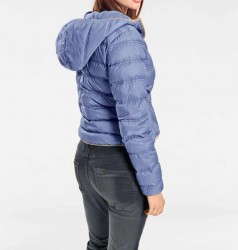 Páperová bunda s kapucňou Heine B.C., modrá #5