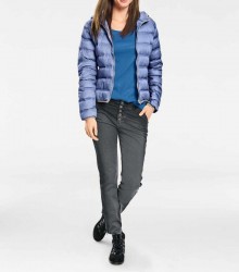 Páperová bunda s kapucňou Heine B.C., modrá #6