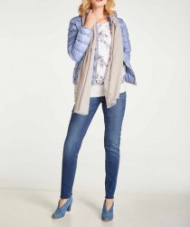 Páperová bunda s kapucňou Heine B.C., modrá #7