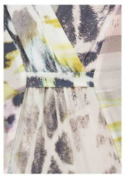 Pastelové šaty s výstrihom Malvin #1