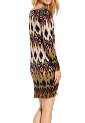 Pletené vzorované šaty Linea Tesini, viacfarebné #3