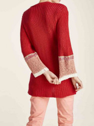 Pletený sveter Heine, červený #3
