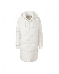 Prešívaný kabát s kapucňou HEINE, biely #2