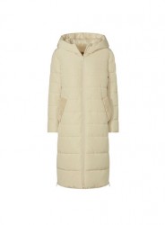 Prešívaný kabát s podšívkou z umelej kožušiny HEINE, krémový #1