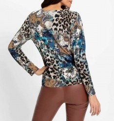 Pulóver s výrezmi a potlačou HEINE, viacfarebný #4