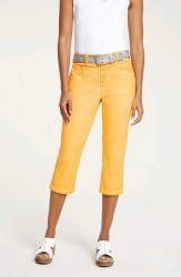Push-up džínsy Linea Tesini, žlté #5
