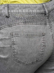 Push-up džínsy v 5-vreckovom dizajne Rick Cardona, svetlosivé #5