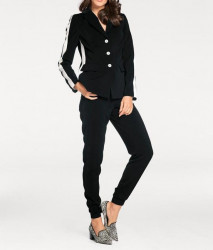 Rafinované nohavice Patrizia Dini, čierne #5