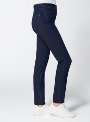 Rifle s priliehavým sedlovým strihom vzadu Création L Premium, tmavomodré #5