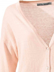 Ružový dlhý sveter s hodvábom Ashley Brooke #6