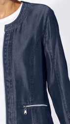 Sako v džínsovom vzhľade Collection L, modrá #4