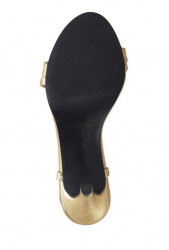 Sandále s ramienkami Heine, zlatá farba #6