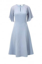 Šaty s priesvitnými rukávmi Heine, svetlo modrá #1