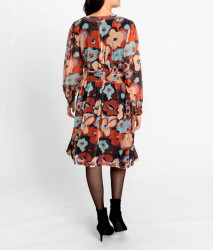 Šaty zo sieťoviny s kvetinovou potlačou HEINE, viacfarebné #3
