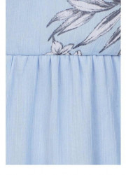 Šifónové šaty SATINA od VERO MODA, modré #2