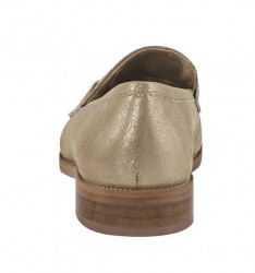 Slipper topánky Heine, sivo-béžovo-zlaté #5