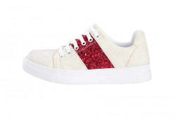 Sneaker tenisky Heine, bielo-červené #1