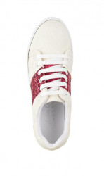 Sneaker tenisky Heine, bielo-červené #3
