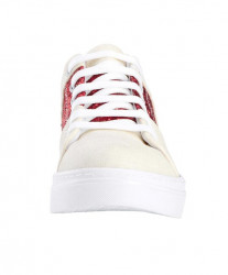Sneaker tenisky Heine, bielo-červené #4