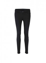 Strečové džínsy s ozdobným pásikom Linea Tesini, čierne #1