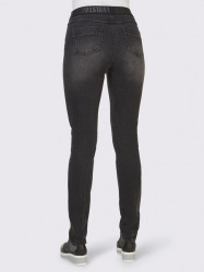 Strečové džínsy s ozdobnými kamienkami Rick Cardona, čierne #3