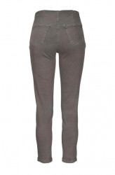 Strečové džínsy s potlačou, 28 palcov- šedá #2