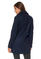 Štýlový kabát s vlnou AJC #4