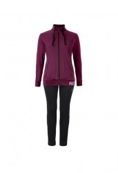 Tepláková súprava HIS, bobuľovo-čierna #1