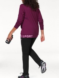 Tepláková súprava HIS, bobuľovo-čierna #2