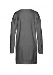 Teplákové šaty s potlačou loga BENCH, antracitové #2