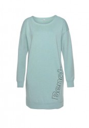 Teplákové šaty s potlačou loga BENCH, mätová #1