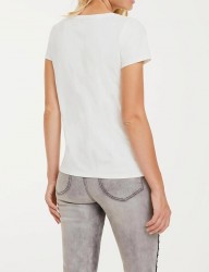 Tričko s potlačou Linea Tesini, krémová #3