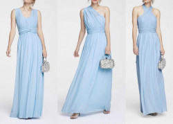 Variabilné večerné šaty Heine, svetlo modrá #2