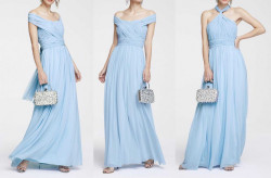Variabilné večerné šaty Heine, svetlo modrá #4