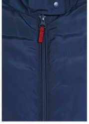 Vatovaná krátka bunda, modrá #3