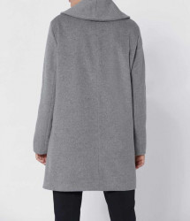 Vlnená fleecová bunda s kašmírom Création L Premium, melírovaná sivá #3