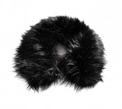 Vlnená fleecová bunda s umelou kožušinou Isabell Schmitt Collection, čierna #3