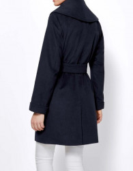 Vlnený fleecový kabát Isabell Schmitt Collection, modrá #3